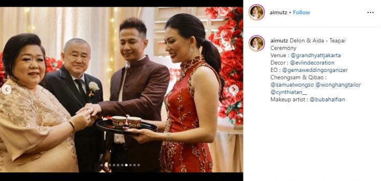 Delon Thamrin dan Aida Chandra (Instagram/@aimutz)