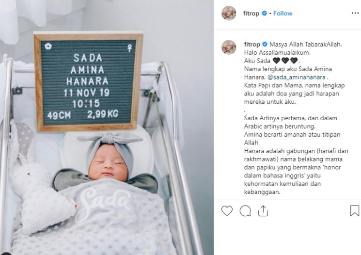 Fitri Tropica dan Irvan Hanafi (Instagram/@fitrop)