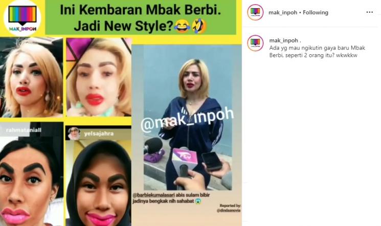 Barbie Kumalasari (Instagram/@mak_inpoh)