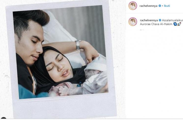Rachel Vennya melahirkan anak kedua (Instagram/@rachelvennya)