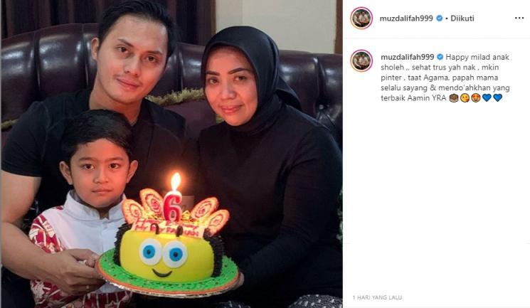 Ultah anak Muzdalifah dan Fadel Islami (Instagram/@muzdalifah999)