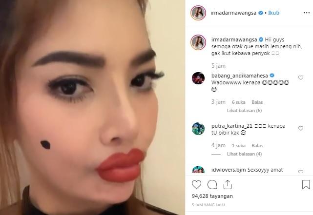 Irma Darmawangsa ledek Barbie Kumalasari. [Instagram]