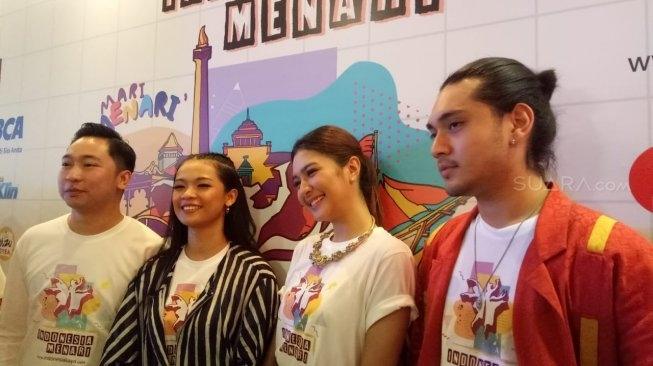 Giorgino Abraham dan Mikha Tambayong dalam "Indonesia Menari" [MataMata.com/Yuliani]
