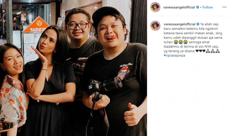 Vanessa Angel dan Cecep Reza (Instagram/@vanessangelofficial)
