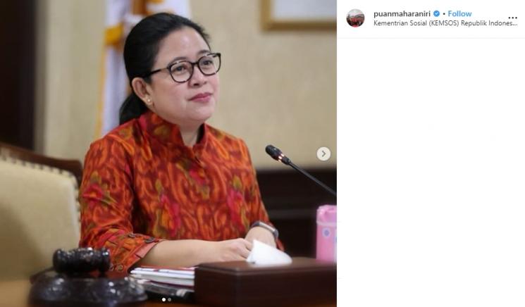 Puan Maharani (Instgaram/@puanmaharaniri)