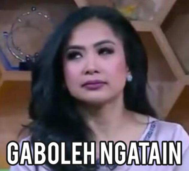 Meme ekspresi Feni Rose (Twitter/@fariyazzn)