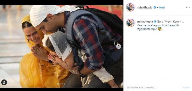 Neha Dhupia dan Angad Bedi (Instagram/@nehadhupia)