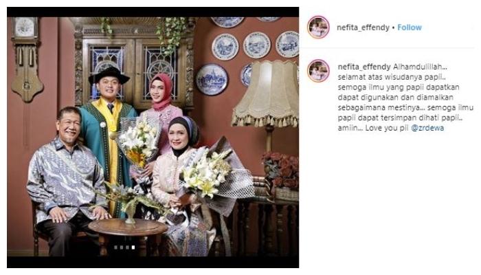 Zulfikar Rakita Dewa - Deddy Mizwar. (Instagram/@nefita_effendy)