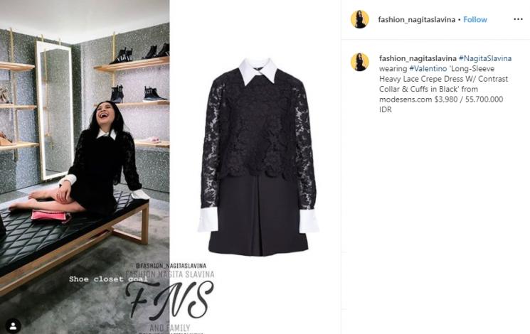 Nagita Slavina (Instagram/@fashion_nagitaslavina)