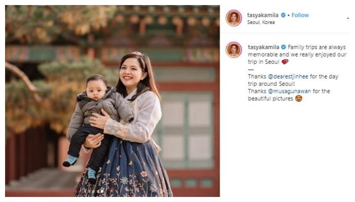 Tasya Kamila dan Arrasya Wardhana Bachtiar. (Instagram/@tasyakamila)