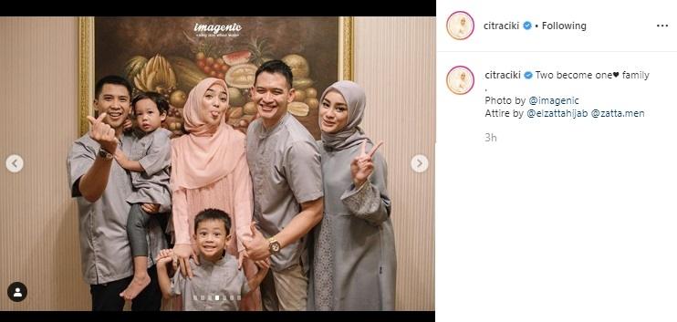 Pengajian Citra Kirana dan Rezky Aditya. (Instagram/@citraciki)