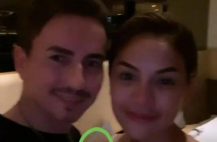 Nikita Mirzani dan Jorge Lorenzo (Instagram/@nikitamirzanimawardi_17)