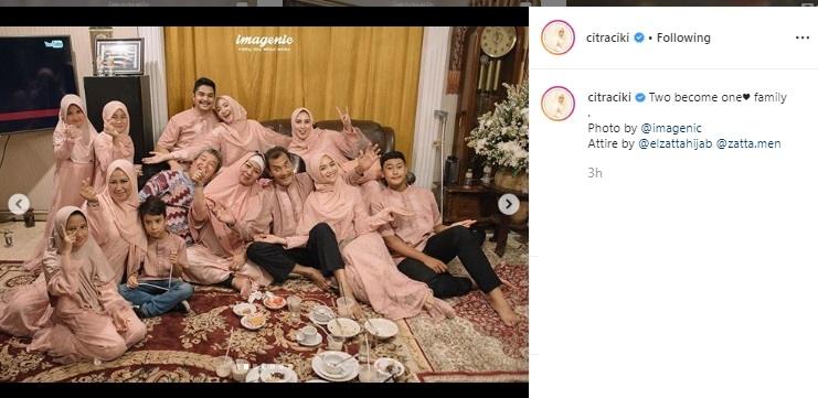 Pengajian Citra Kirana dan Rezky Aditya. (Instagram/@citraciki)