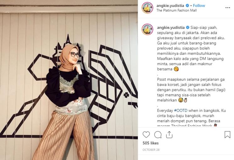 Angkie Yudistia (Instagram/@angkie.yudistia)
