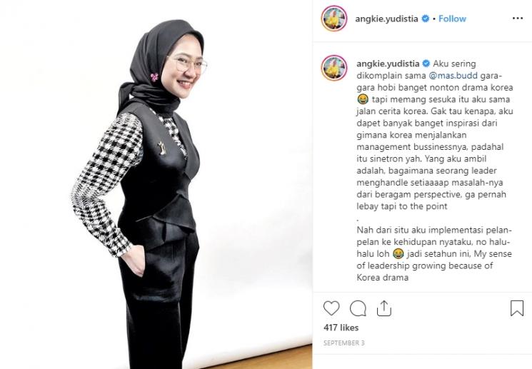 Angkie Yudistia (Instagram/@angkie.yudistia)