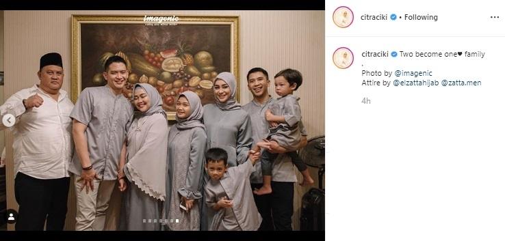 Pengajian Citra Kirana dan Rezky Aditya. (Instagram/@citraciki)