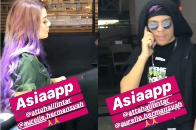 Aurel Hermansyah dan Atta Halilintar