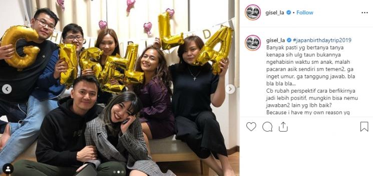 Gisella Anastasia dan Wijaya Saputra (Instagram/@gisel_la)