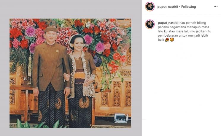 Puput Nastiti Devi dan Ahok (Instagram/@puput_nastitii)