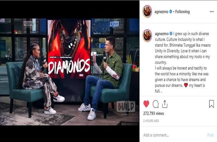 Agnez Mo memberikan klarifikasinya (Instagram @agnezmo)