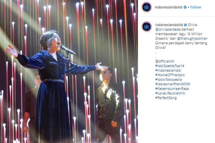 Olivia Indonesian Idol. (Instagram/@indonesianidol)
