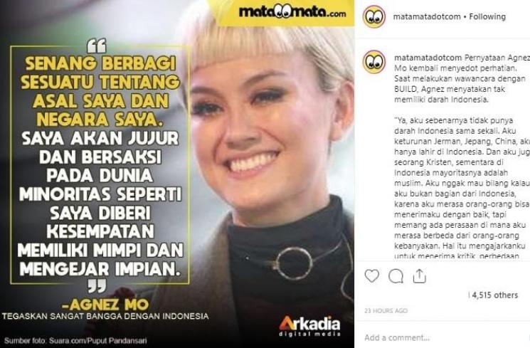 Agnez Mo. (Instagram)