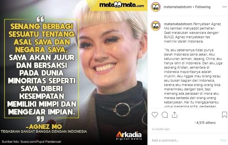Agnez Mo. (Instagram)
