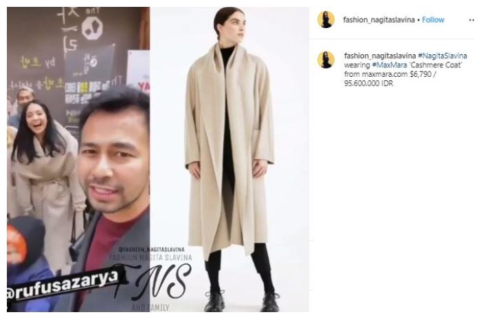 Nagita Slavina.(Instagram/@fashion_nagitaslavina)