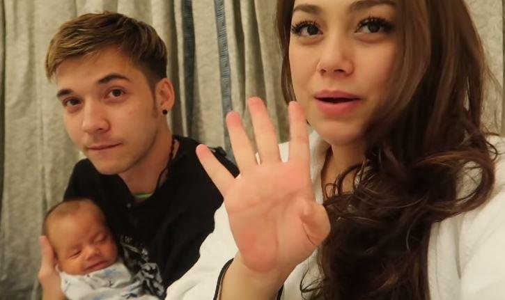 Nama unik anak keempat Celine Evangelista. (Youtube/StefanCelineFamily)
