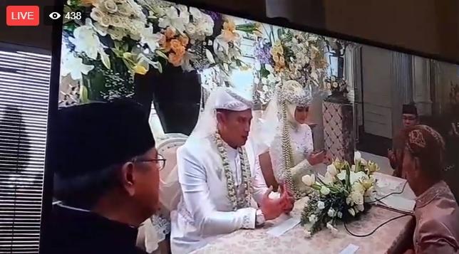 Momen pernikahan Citra Kirana dan Rezky Aditya (Live MataMata.com)