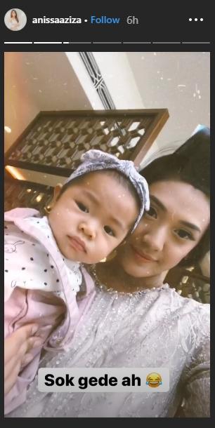 Anissa Aziza di momen pernikahan Citra Kirana (Instagram/@anissaaziza)