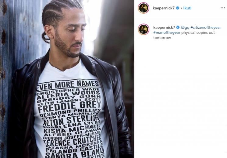 Colin Kaepernick (Instagram/@kaepernick7)