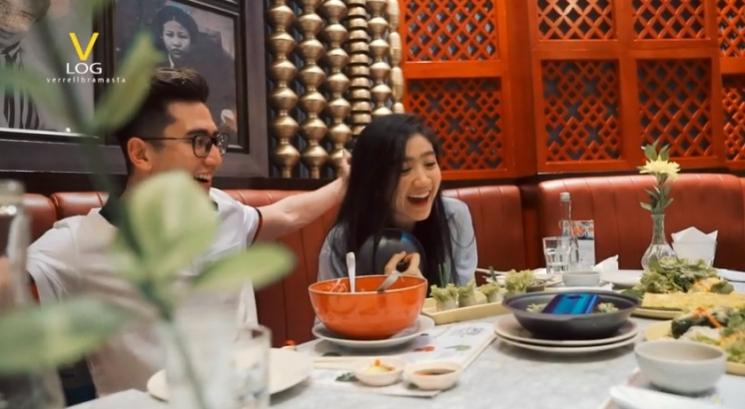 Verrell Bramasta dan Febby Rastanty. (YouTube/VRL Bramasta)