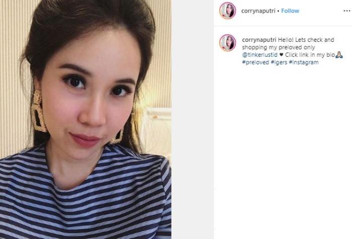 Corryna Putri. (Instagram/@corrynaputri)