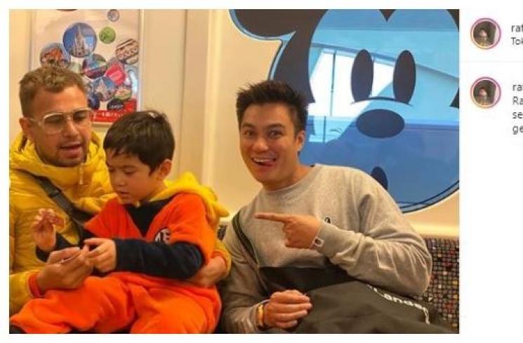 Raffi Ahmad dan Baim Wong. (Instagram/@raffinagita1717)
