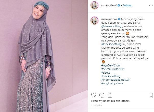 Ayu Dewi. (Instagram/@mrsayudewi)