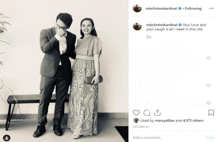 Chelsea Islan dan Rob Clinton (Instagram @robclintonkardinal)