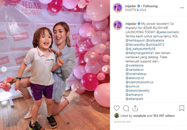 Jessica Iskandar dan El Barack (Instagram/@inijedar)