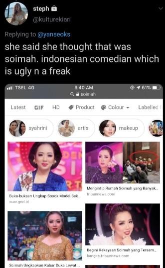 Fans marah Soimah dibilang mirip Jennie BLACKPINK. [Twitter]