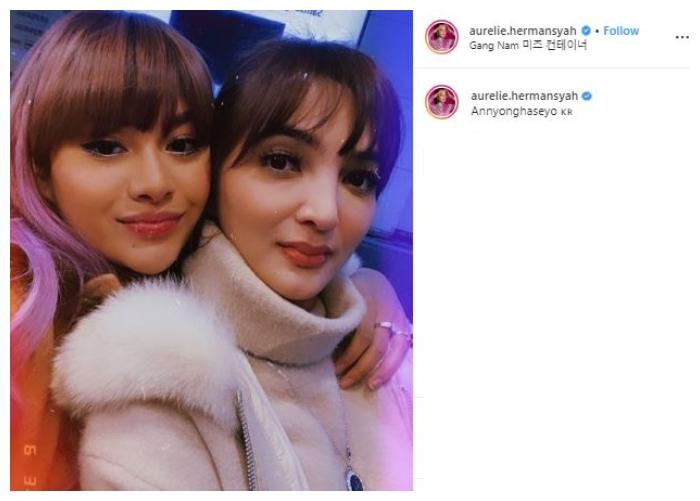 Aurel Hermansyah dan Ashanty. (Instagram/@aurelie.hermansyah)