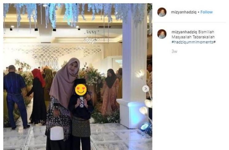 Mellyana Juniarti. (Instagram/@mizyanhadziq)