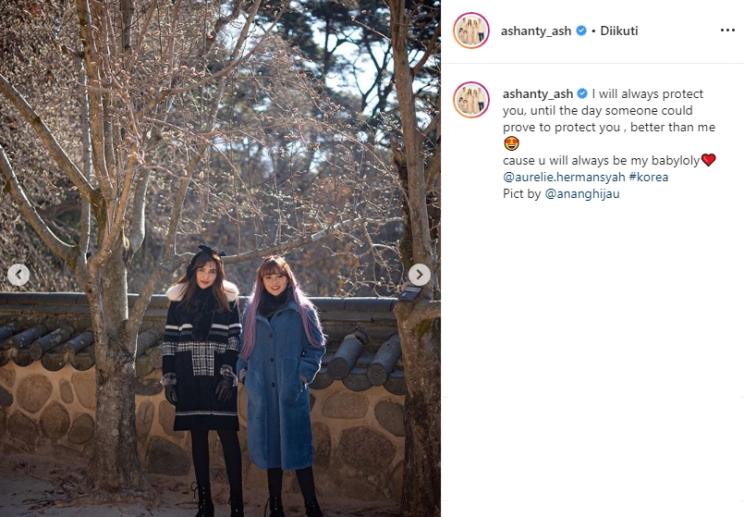 Ashanty dan Aurel Hermansyah (Instagram/@ashanty_ash)
