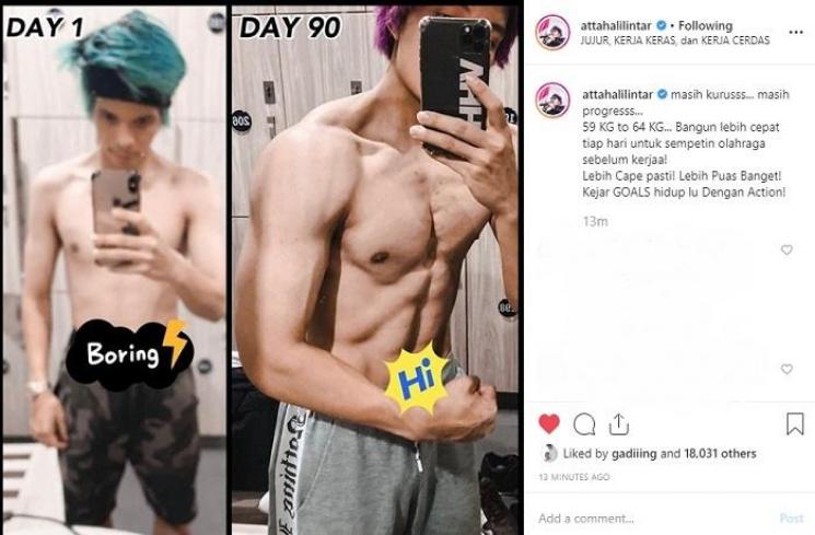 Atta Halilintar (Instagram @attahalilintar)