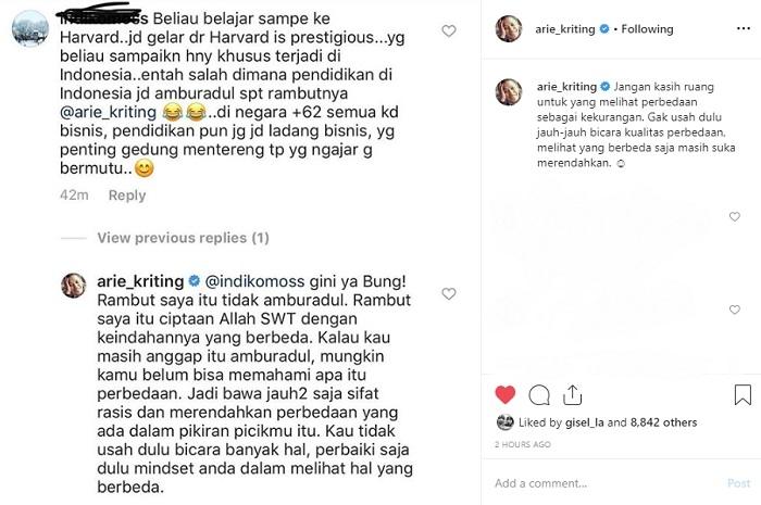 Arie Kriting (Instagram @arie_kriting)