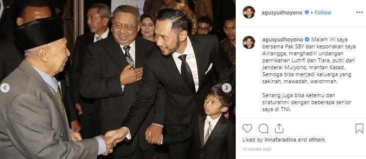 Agus Yudhoyono. (Instagram/@agusyudhoyono)