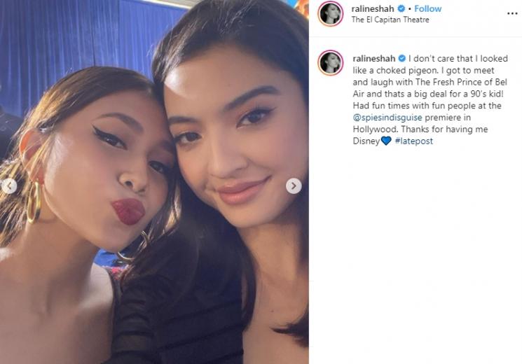 Raline Shah Nonton film Spies In Disguise (Instagram/@ralineshah)