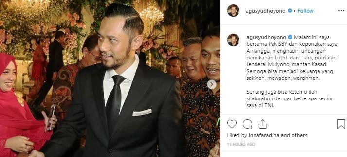 Agus Yudhoyono. (Instagram/@agusyudhoyono)