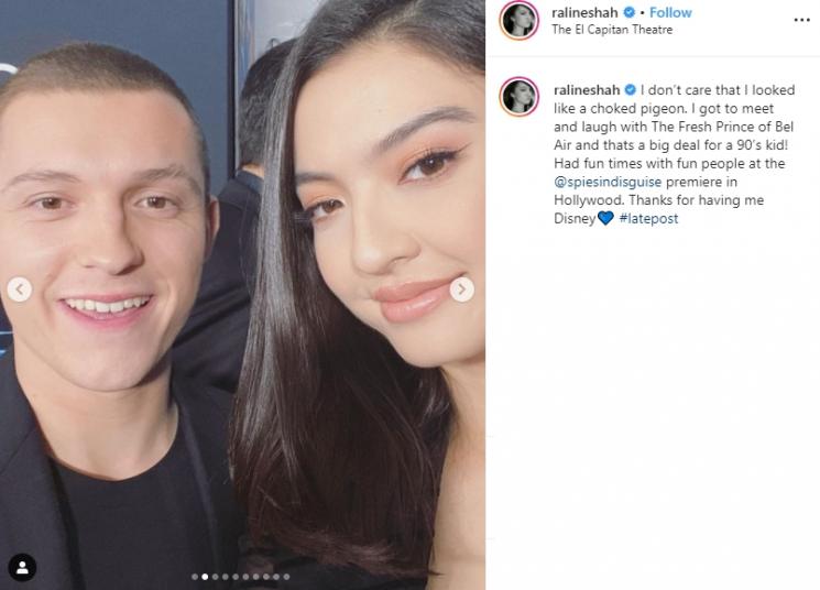 Raline Shah Nonton film Spies In Disguise (Instagram/@ralineshah)