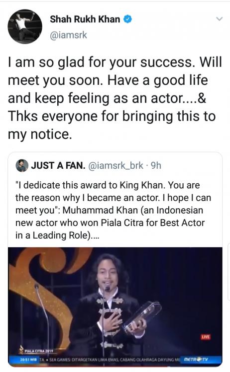 Shah Rukh Khan (Twitter/@iamsrk)