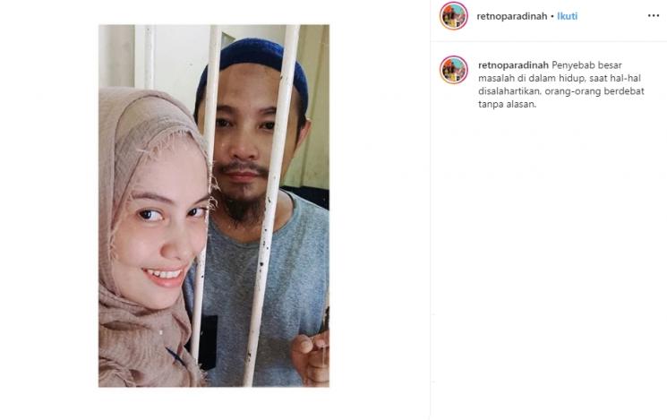 Zul Zivilia dan Retno Paradinah (Instagram/@retnoparadinah)